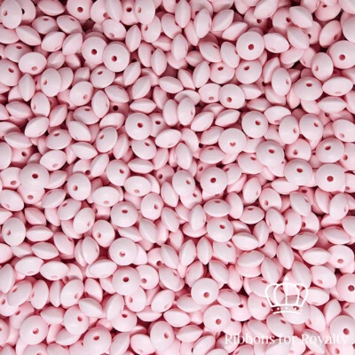 20 Pcs 11mm Lentil Spacer Silicone Beads Crafting Food Grade Dummy Clip *UK* - Image 1 of 2