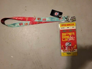 Super Bowl LIX Ticket Holder, Lanyard, Pin & Insert 59 NFL New Orleans NFL 2025 - Picture 1 of 4