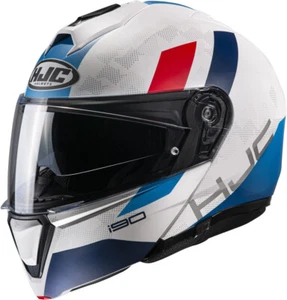 Modular Helmet HJC I90 SYREX MC21 White Red Blue Size XL Flip Up Helmet - Picture 1 of 3