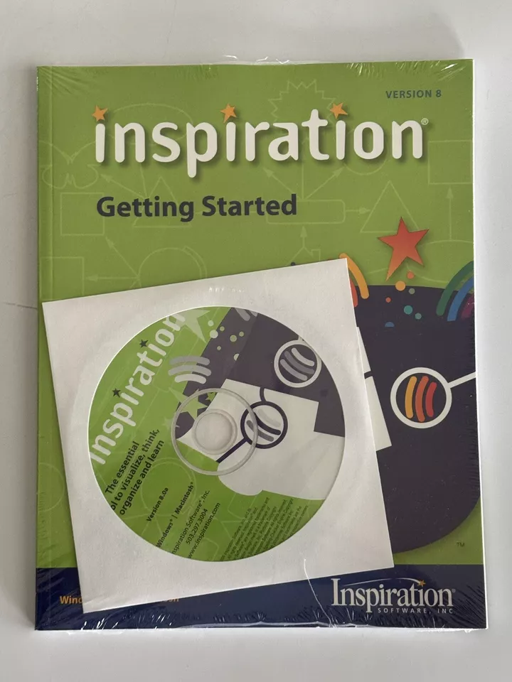 NEW Inspiration 8 (2006) Grades 6-12 CD-ROM Windows/Mac Version 8.0 - Image 1 of 2