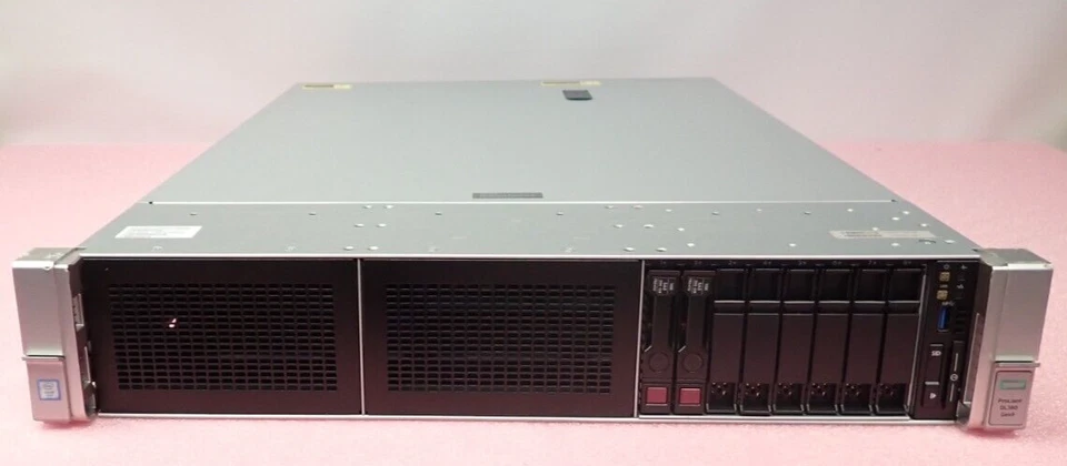 HPE ProLiant DL380 G9 GEN9 2x 8C E5-2667v4 288GB RAM 8Bay 2x 300GB HDD 2U Server - Image 1 of 4