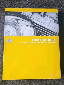 Genuine Harley-Davidson Trike Model Service Manual Supplement  99601-13 - Bild 1 von 6