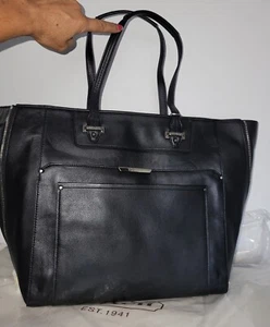 Borsa a tracolla grande Coach Taylor 32824 in pelle nera tote $598 - Foto 1 di 11