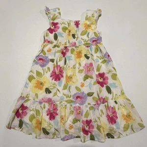 Gymboree Summer Dress Floral Size 4 Girls - Picture 1 of 5