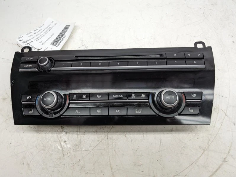 Equipo de audio radio control HVAC montado en el tablero se adapta a 11-15 BMW 740i 751469 Foto 1 de 4