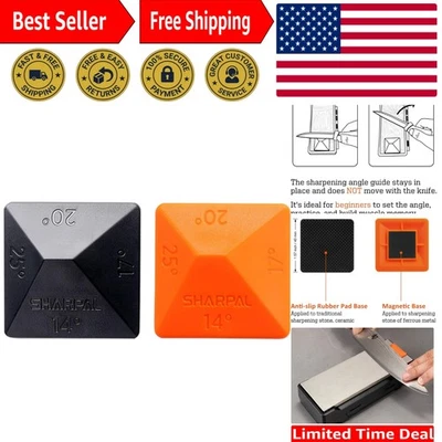 Compact 196N Knife Sharpening Angle Guide Set - Four Angles for Precision Edges - Image 1 of 4