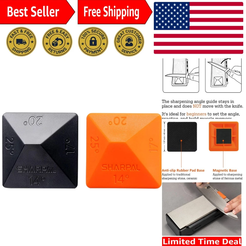 SharpAL 196n Angle Pyramid Whetstone Knife Blade Sharpener Sharpening