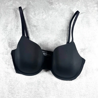 Sutiã GapBody camiseta 38DD preto liso levemente forrado conforto diário - Imagem 1 de 3