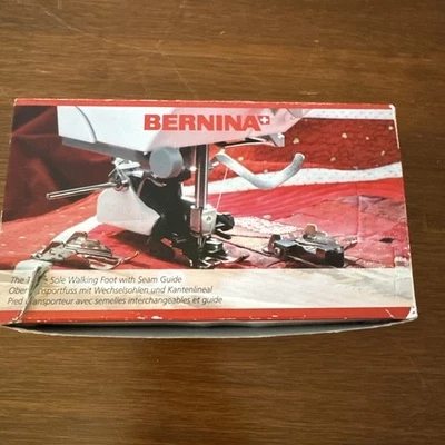 Genuine Bernina 3-Sole Walking Foot, Dual Feed, New Style + all Extras, Foot #50 - Image 1 of 4