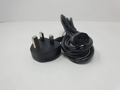 For BenQ GL2780 27" Monitor Mains Power Cable AC Power Lead Cord 2m UK Plug - Image 1 of 4