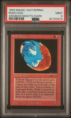 Rukh Egg (Dark) - Arabian Nights - MINT - PSA 9. See MTG in store - Image 1 of 2