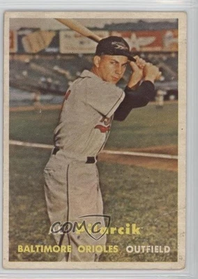 1957 Topps Scarce Series Al Pilarcik #311 Rookie RC - Image 1 of 2
