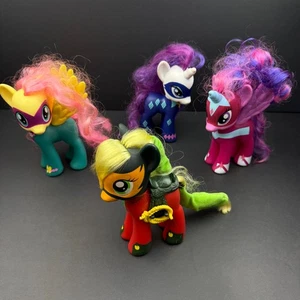 My Little Pony POWER PONIES 2010 Lot Of 4 Target Exclusive G4 MLP 6" - Picture 1 of 23