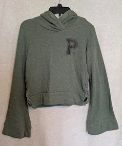 Puma - olivgrünes Sweatshirt (P-LOGO) Junior Damen Gr. S - Bild 1 von 7
