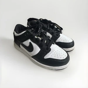 Zapatilla deportiva Nike Panda Dunk baja para niños talla 12 C negra blanca CW1588-100 - Imagen 1 de 6