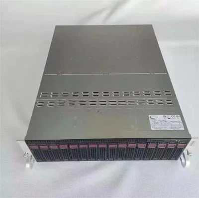 Supermicro 5039MS-H8TRF 8x Node Server 16X3.5"/8X E3-1280 V5 4C 3.7G/16X16G RAM - Image 1 of 3