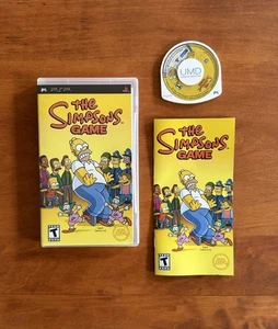 Jeu The Simpsons (Sony PlayStation PSP) COMME NEUF CIB complet et testé - envoi rapide - Photo 1/5
