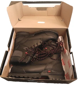 Jarvis 400g Alloy Toe Work Boot Thinsulate Waterproof Tough Duck 8" SF02 Blk NEW - Picture 1 of 24
