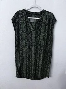Anthropologie grün schwarzes Kleid Damengröße Medium - Bild 1 von 6