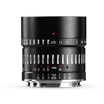 TTartisans 50mm F0.95 APS-C Manual Focus Lens for Sony E a5000 a6400 a6300 a6600 - Image 1 of 4