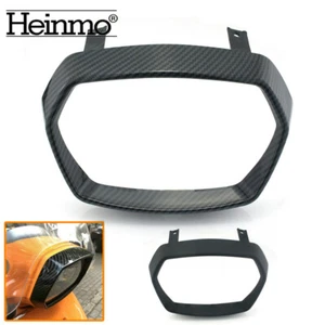 Carbon Fiber Look Headlight Bezel Trim Guard Cover Protector For Sprint 150 ABS - Picture 1 of 6