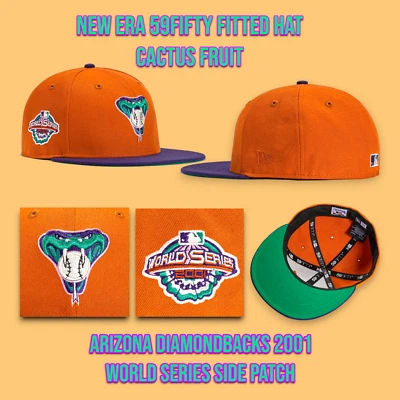Кепка на резинке New Era Arizona Diamondbacks Cactus Fruit 59FIF 20TH WS Anniv 7 5/8 - Изображение 1 из 4