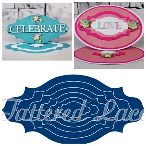 6 pcs Tattered Lace Die Set Charisma Frames 3 Essentials Cutting Dies Frame Lot - Picture 1 of 10