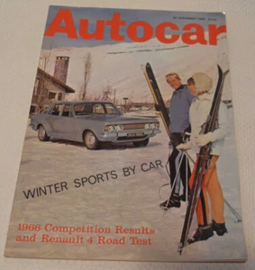 Autocar 30 December 1966 Renault 4, Gilbern Genie,Oldsmobile F-85, Cortina-Lotus - Imagen 1 de 5