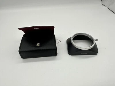 Konica Metal Lens Hood for 24mm 28mm AR Wide Angle Lens Rectangular w/Case - Image 1 of 4
