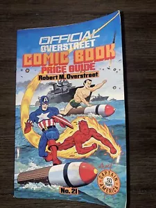Official Overstreet Comic Book Price Guide 21st Edition 1991-1992 Paperback - Picture 1 of 11