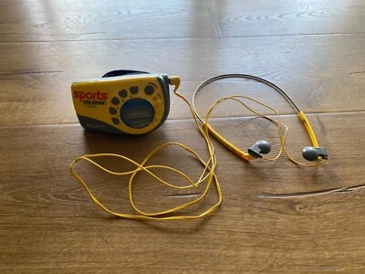 Sony Sports Walkman FM/AM Radio SRF-M78 mit MDR-W10 Kopfhörer getestet funktioniert - Bild 1 von 4
