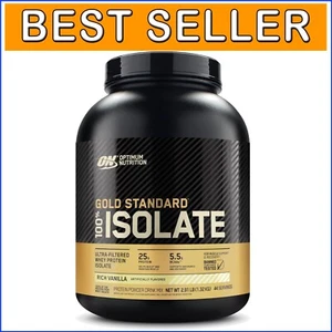 Premium Gluten-Free Protein Isolate - 2.91 lbs Rich Vanilla for Muscle Recovery - Picture 1 of 11