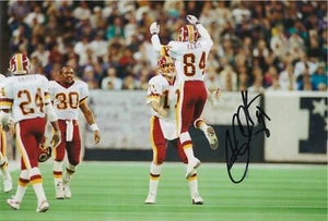 GARY CLARK WASHINGTON REDSKINS 2X SUPER BOWL CHAMPION RARE SIGNED PHOTO - Picture 1 of 1