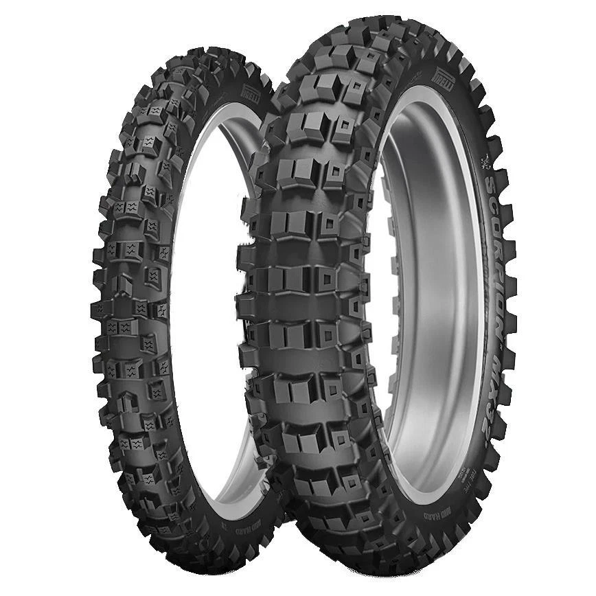 Pirelli Scorpion Mx32 Mid Hard Tire Set Moto Motocross Honda CRF250R 04-18 Foto 1 de 1