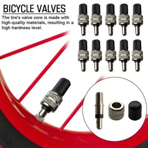 Dunlop Valve Set Germany Type Valve Core Brass MTB Core Valve Bicycle Wood /UK| - Picture 1 of 13