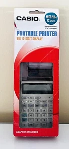 Casio Calculator HR-8TE Plus-W Big 12-Digit Display Portable Printer AD-A60024 - Picture 1 of 15