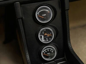 For PORSCHE 914 916 1969-1978 Polished Aluminum Dashboard Trim dash Rings x3 - Picture 1 of 7