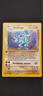 Machamp Set Base 8/102 Rara Holo  Prima Edizione ITA vedi foto e descrizione [S2 - Immagine 1 di 4
