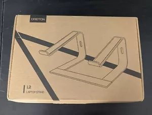 Omotion Aluminum Silver Laptop Stand - Picture 1 of 2