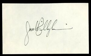 Jack Billingham signed autograph auto 3x5 index card Baseball Player 9087