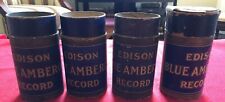 LOT of 4 Edison Phonograph Cylinder Records ...# 1547 # 1642 # 1809  # 2276