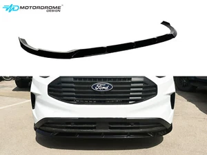 FRONT SPLITTER V.2 FORD TRANSIT CUSTOM / TOURNEO MK2 (2023-) ABS GLOSS BLACK - Picture 1 of 6
