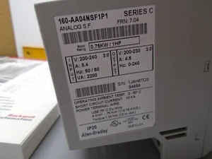 New old Stock Allen Bradley 160-AA04NSF1P1 /C frn 7.04 1HP Drive N270 - Picture 1 of 3