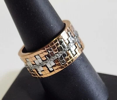 Stackable Puzzle Ring - 3pc- Stainless Steel - Size 7 - Image 1 of 2