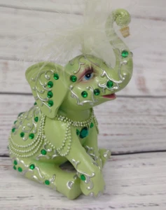 Margaret Le Van Elephant Hamilton Collection Good Luck Figurine jeweled gem - Picture 1 of 14
