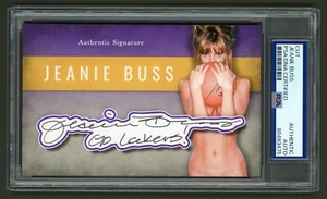 Jeanie Buss Signed Cut Display (PSA) Sexy Los Angeles Lakers Owner Photo Card - Afbeelding 1 van 2