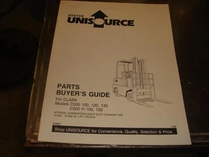 Hyster C500 H 100 120 135 Forklift  Parts Guide Manual Book Catalog  - Picture 1 of 5