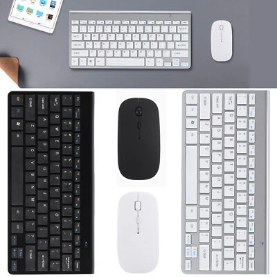 2.4G Mini Wireless Keyboard And Mouse Set Waterproof For Mac Apple PC Computer - Image 1 of 4