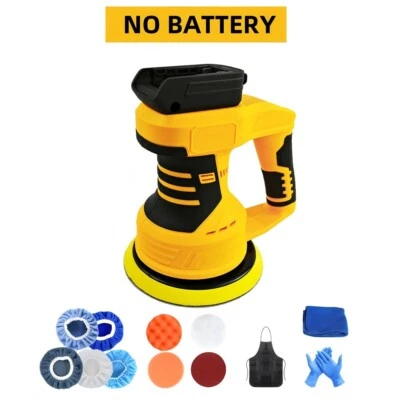Polidor tampão de carro sem fio com acessórios para bateria Dewalt XR DCB 18V 20V - Imagem 1 de 4