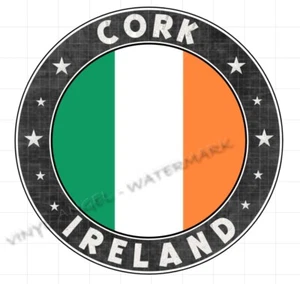 CORK Ireland Irish Flag Fridge Magnet #M2614 - Picture 1 of 2